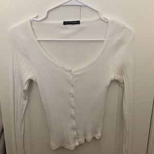 BRANDY MELVILLE Zelly ribbed long sleeve top
